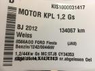 Ford Fiesta JA8 Bj.2012 Motor Engine ab 11/12 Stjb 1,2/44KW