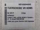 Opel Astra K Bj.2017 Seitenscheibe Vorne Rechts Kombi Caravan