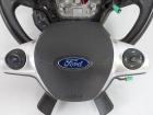 Ford Focus CB8 DYB Bj.2014 Lederlenkrad 4 Speichen Multifunktion Lenkrad