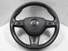 Skoda Octavia III 5E Bj.2018 Lenkrad 3 Speichen Leder mit MFA und Wippen 3V0419091M