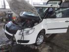 Skoda Fabia 2 5J Bj.2010 Kühlergrill Schwarz nicht Lackiert Chromleiste