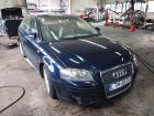 Audi A3 8P Sportback Bj.2005 Stoßfänger Vorne Sportback Blau Lackiert