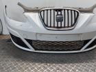 Seat Altea 5P Bj.2012 Stoßfänger Vorn mit Nebelscheinwerfer LB9A Candyweiß