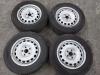 VW Caddy 2K Bj.2016 Reifen Satz Stahlfelgen 15ZOLL 195 / 65R15